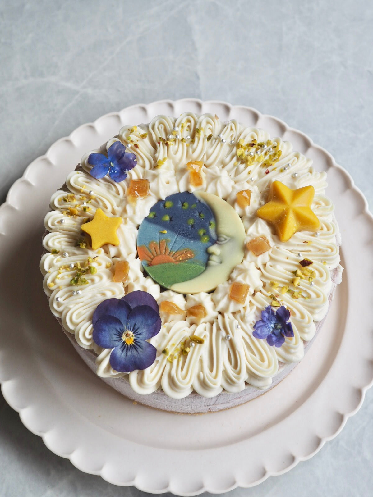 有機いちごのケーキ