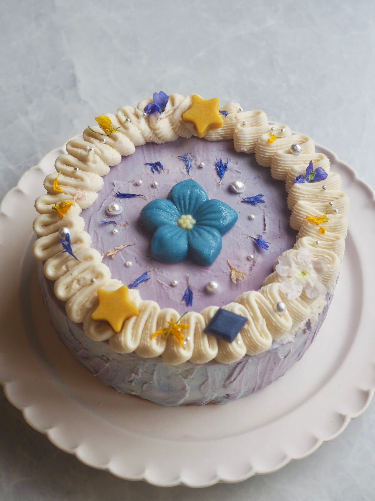 6月のお花のケーキ