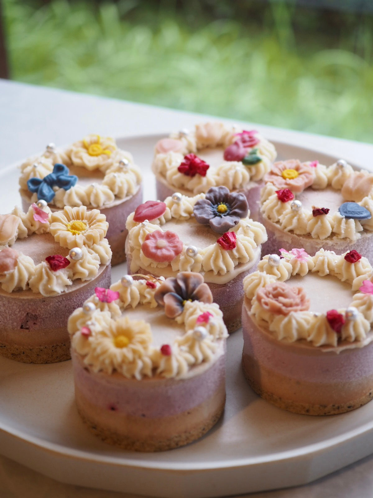 プチケーキ(ラズベリー&アーモンドショコラ)