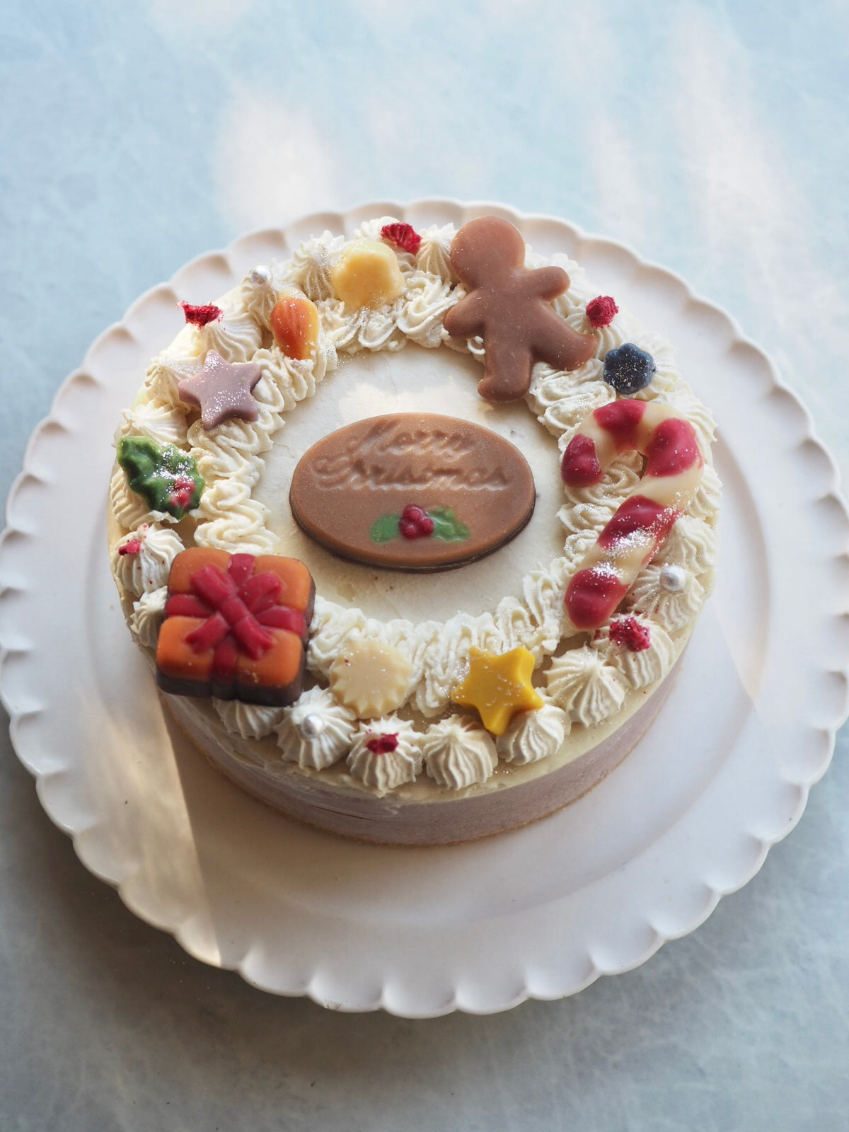 有機いちごのクリスマスケーキ(3)