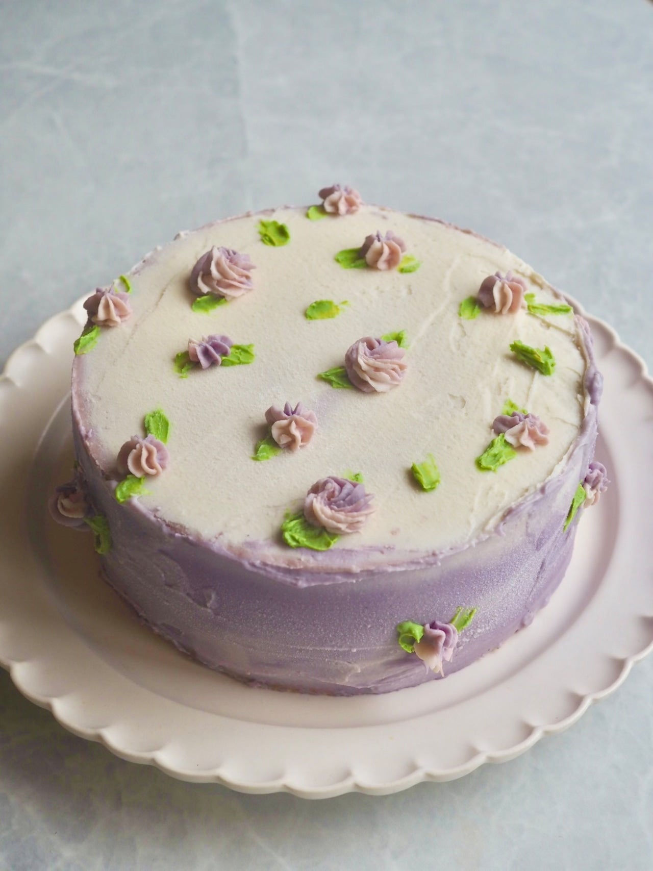 有機いちごのケーキ