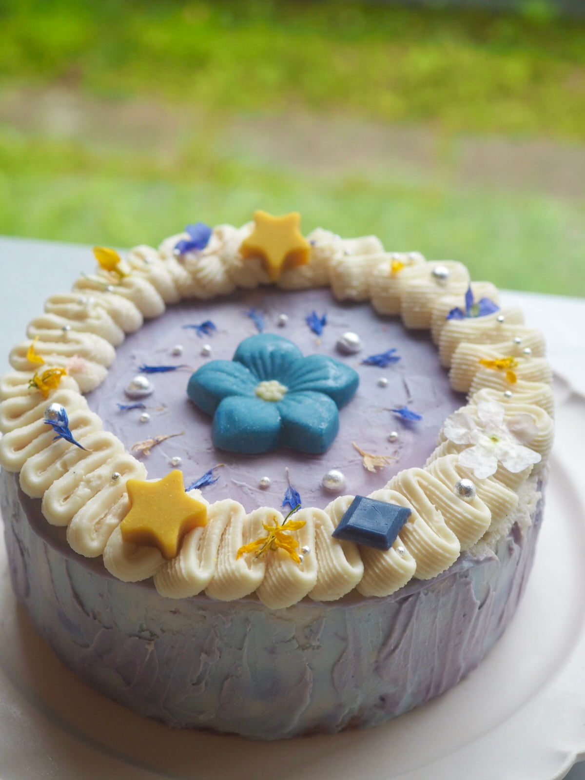 6月のお花のケーキ