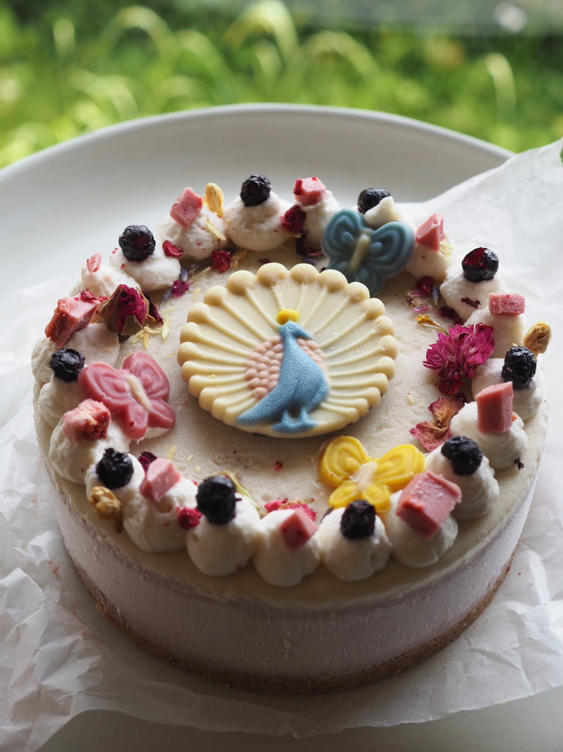くじゃくのケーキ