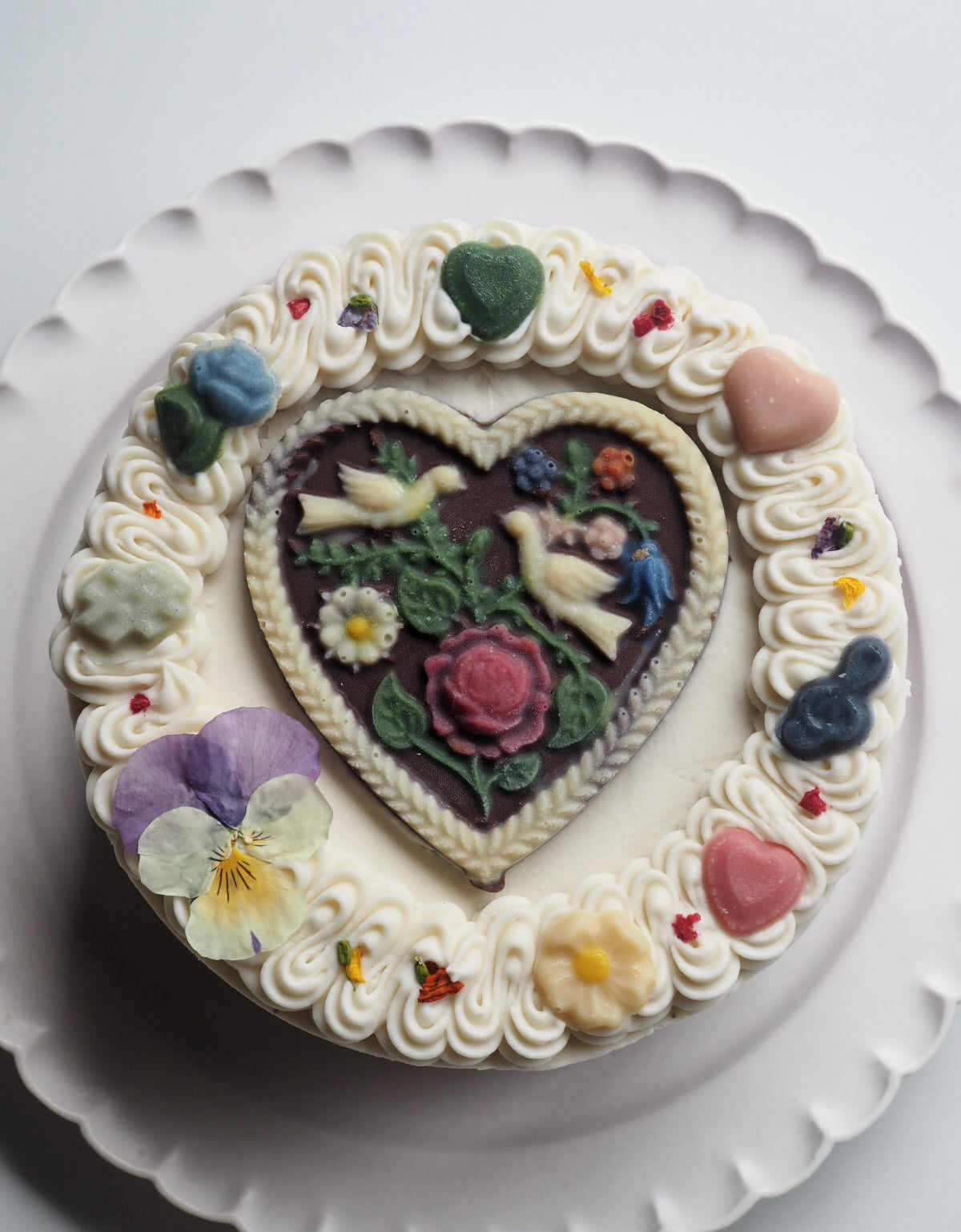 ミックスベリーヨーグルトのケーキ（Heart Garden 1）