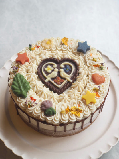 チャイ＆ショコラのケーキ（Loving Birds）
