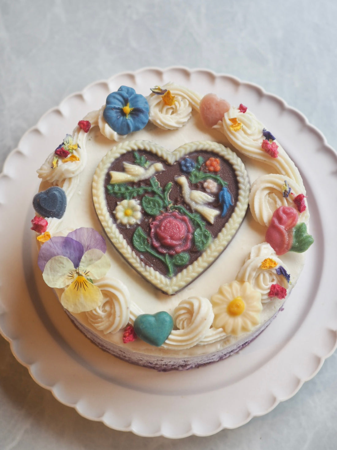 ミックスベリーヨーグルト＆いちごのケーキ（Heart Garden 1）