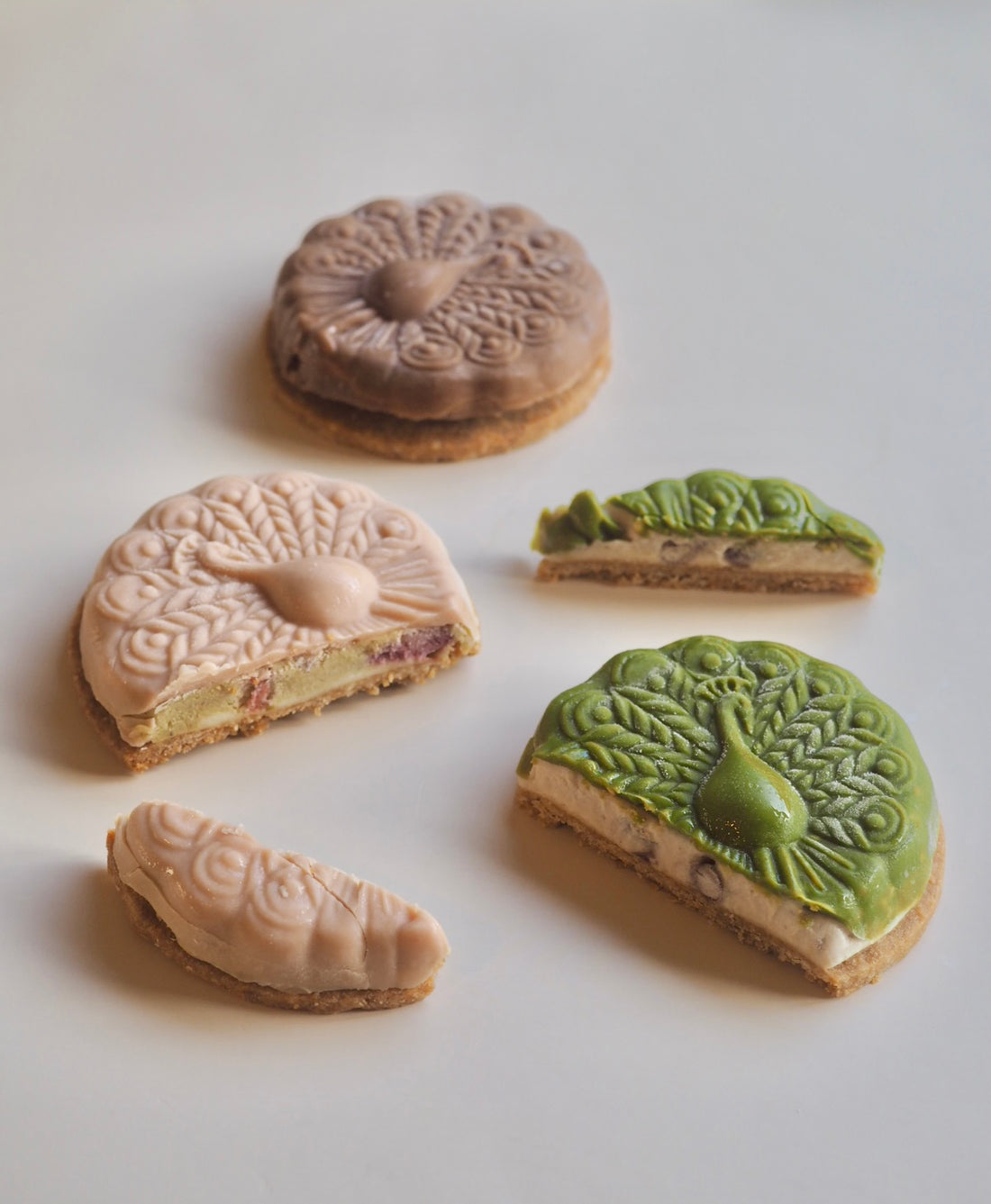 くじゃくのミニケーキ（３種のセット）