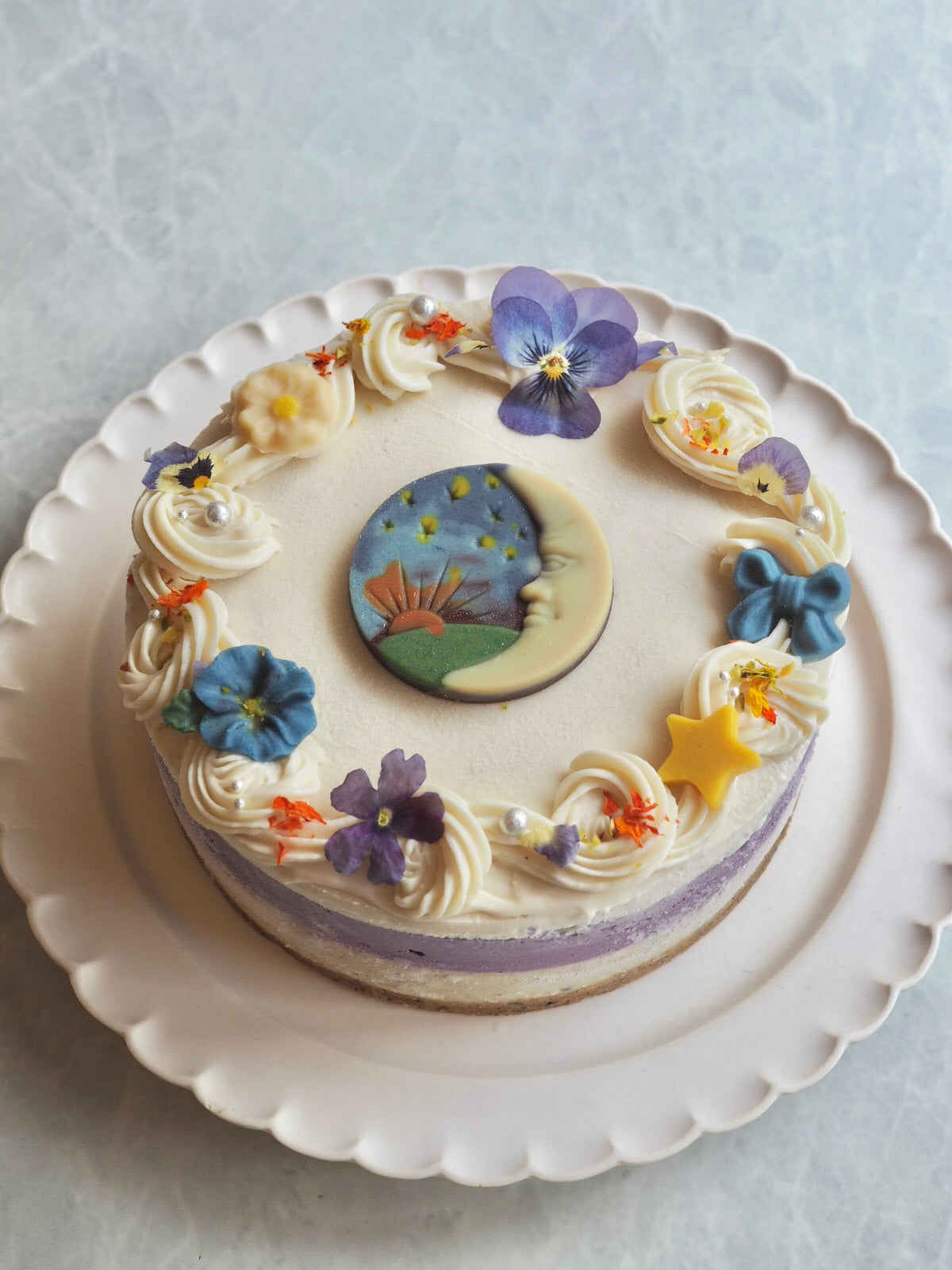 ミックスベリーヨーグルト&amp;キウイのケーキ（月）