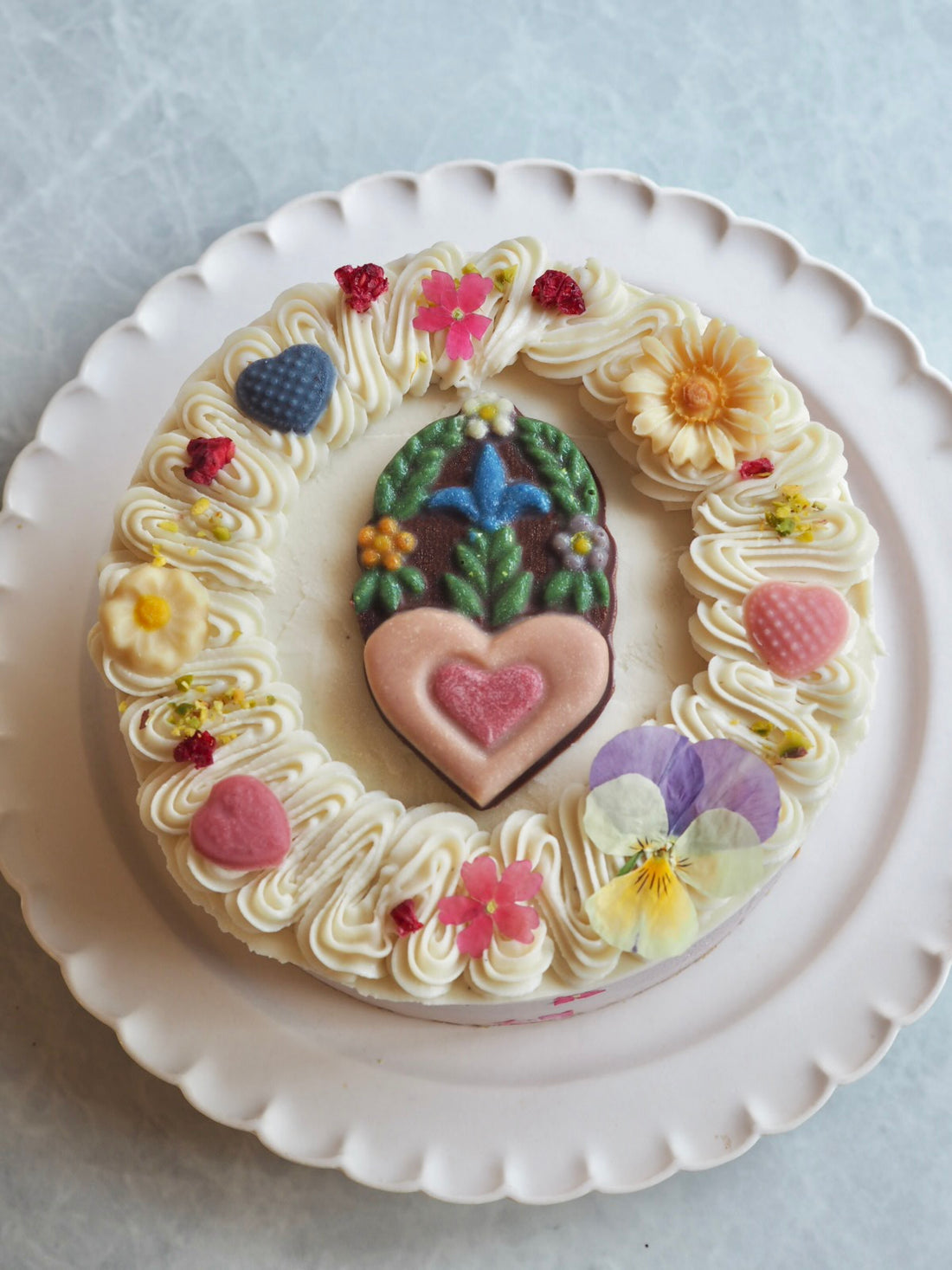 有機いちごのケーキ（Heart）