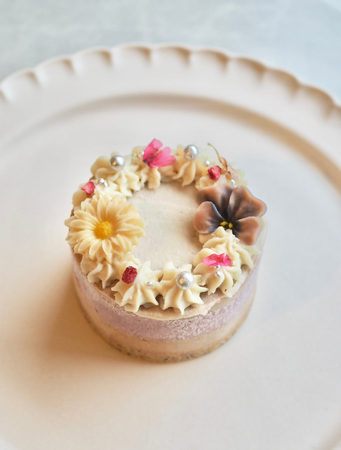 プチケーキ（ラズベリー＆アーモンドショコラ）