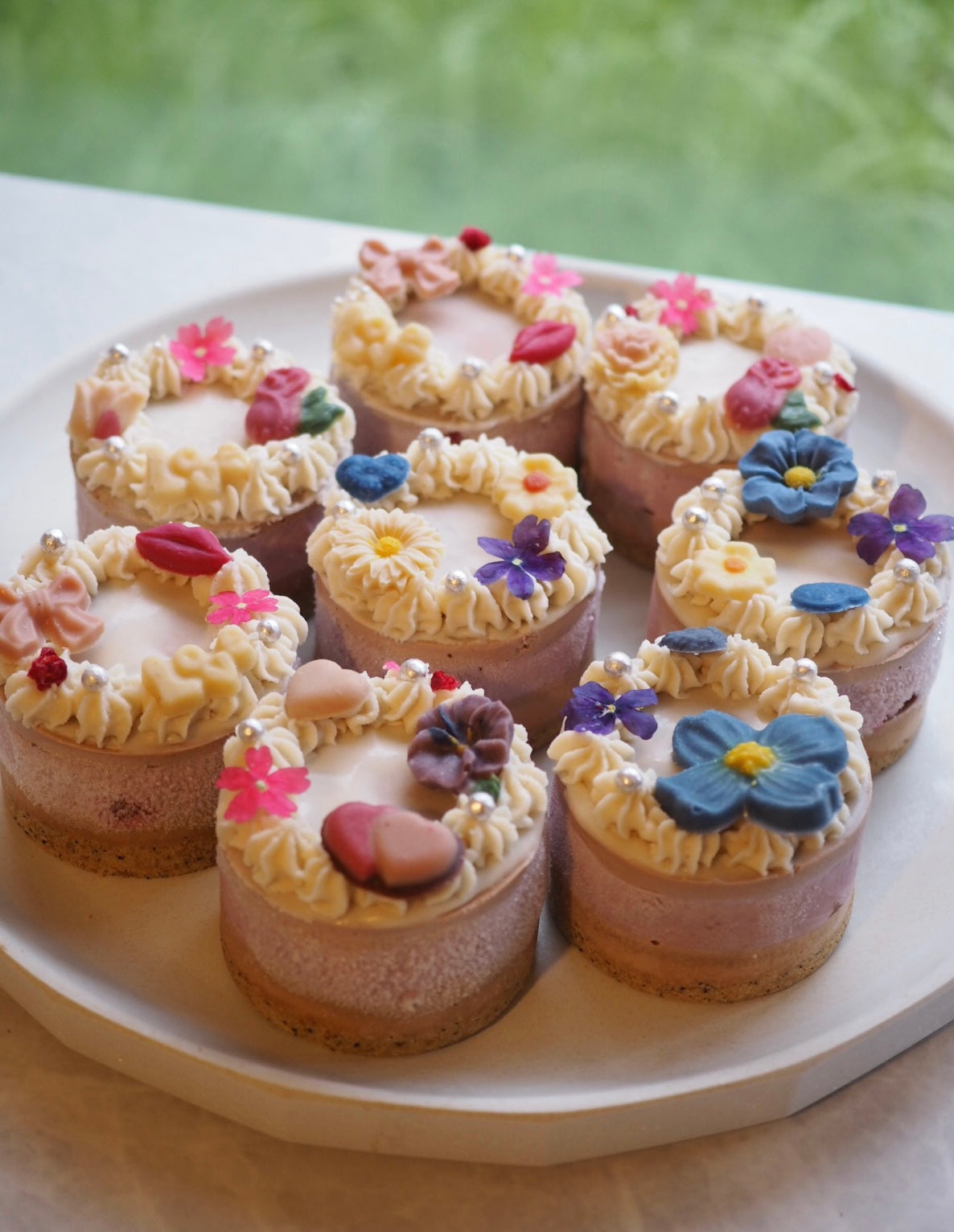 プチケーキ（ラズベリー＆アーモンドショコラ）