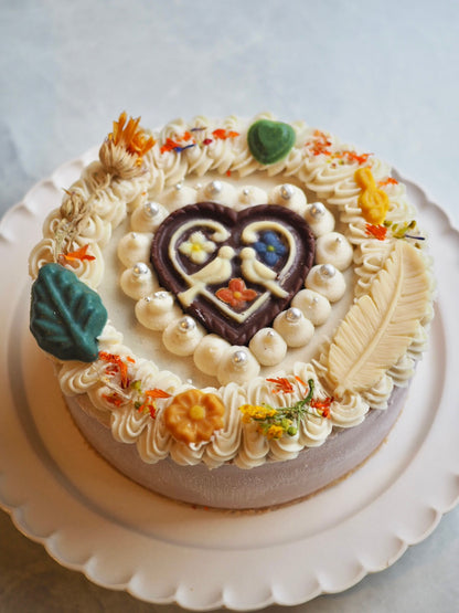 有機いちごのケーキ（Loving Birds)