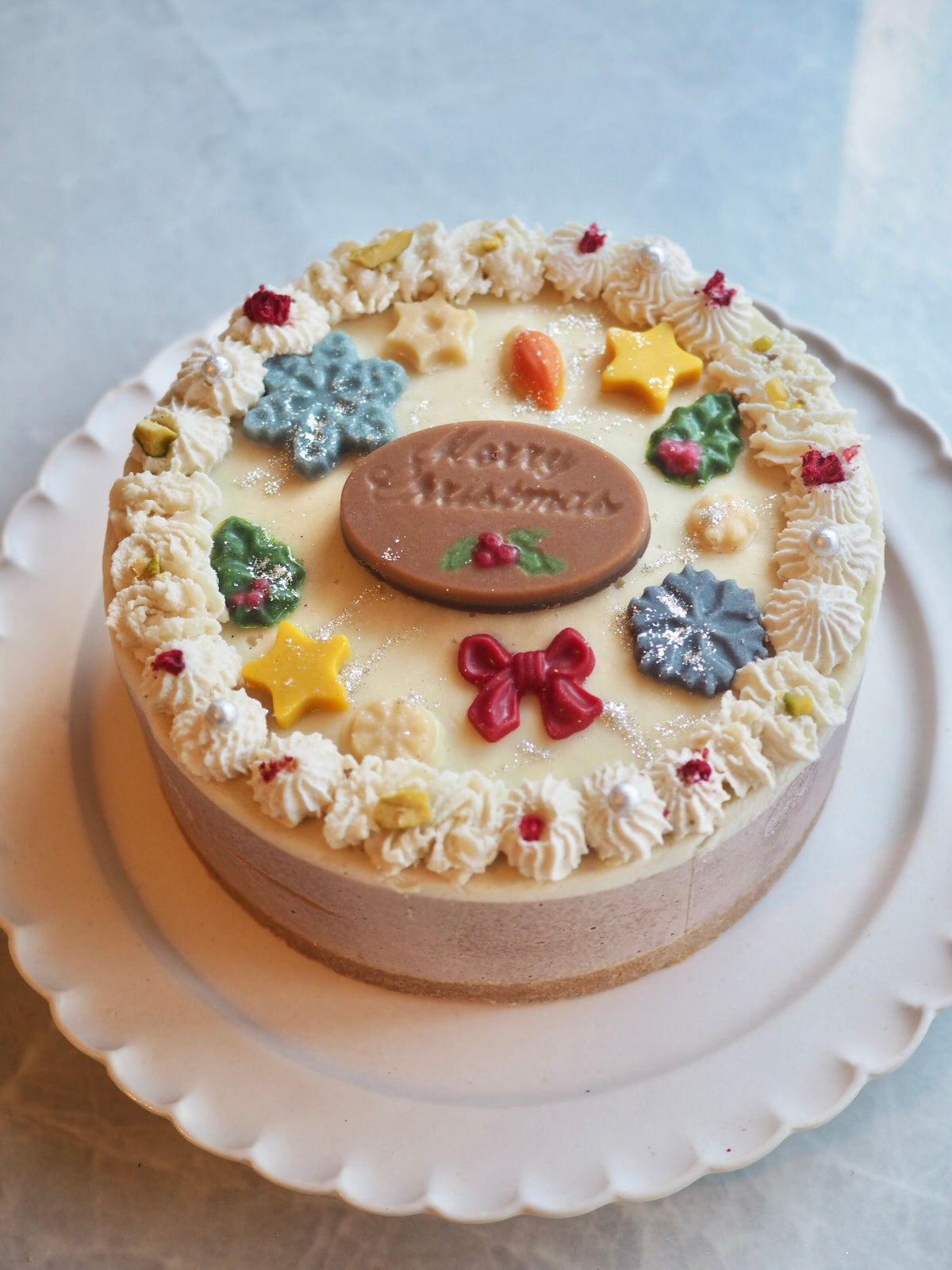 有機いちごのクリスマスケーキ（１）