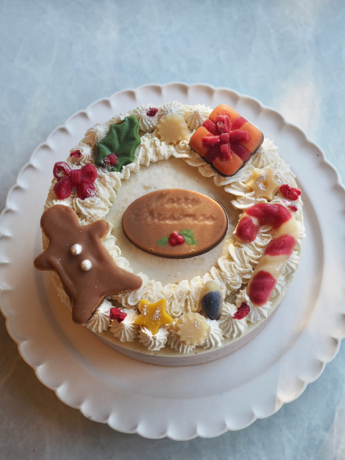 有機いちごのクリスマスケーキ（２）