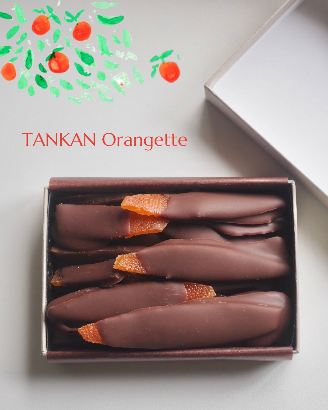 Veganオランジェット【屋久島 農薬不使用タンカンオレンジピール】